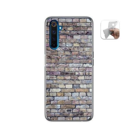 Funda Gel Tpu Para Realme Pro Dise O Ladrillo Dibujos Con Ofertas