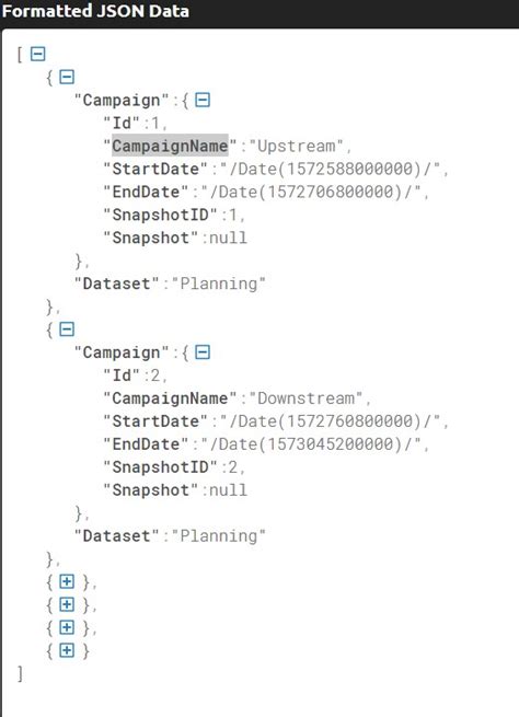 Javascript Read Data From JSON With Multiple JSON Objects In Order To