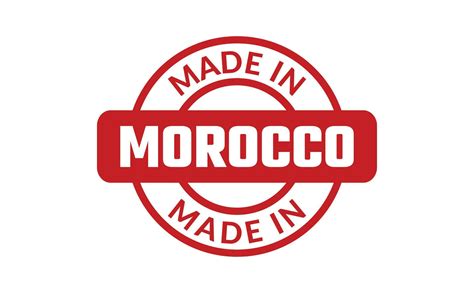 Made In Morocco Rubber Stamp Vector Art At Vecteezy