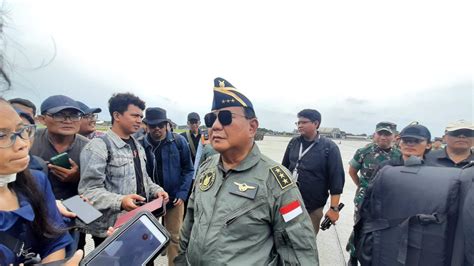 Dapat Brevet Dan Wing Dari Tni Au Cita Cita Prabowo Jadi Penerbang