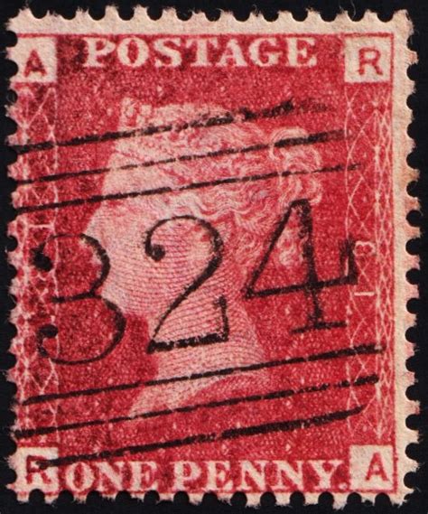 John Kinnard Stamps SG 43 1d Red Plate 81 Superb Thurso Numeral