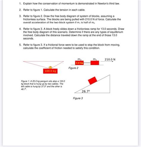 Solved Explain How The Conservation Of Momentum Is Chegg