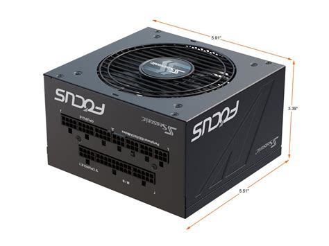 Seasonic FOCUS GX 550 550W 80 Gold Full Modular Fan Control In