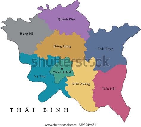 Thai Binh Thái Bình Province Vietnam Stock Vector (Royalty Free ...