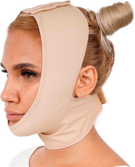 Chin Compression Garment After Liposuction Surgery Neck