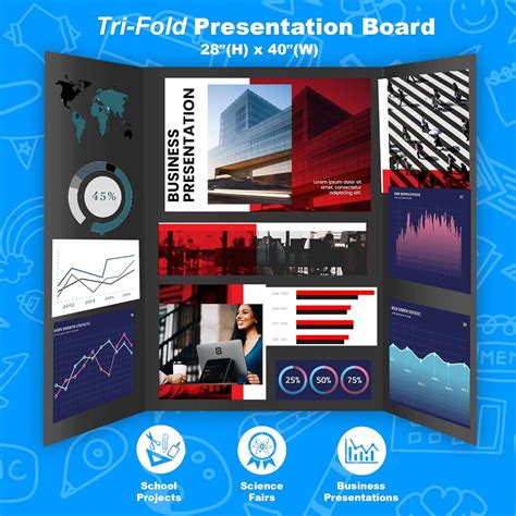 White Trifold Presentation Board 36x48 Pack Of 24 In Nepal At NPR