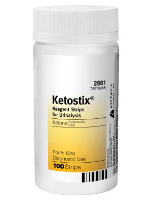 Ketostix Reagent Strips Count Box For Urinalysis Measure Ketone