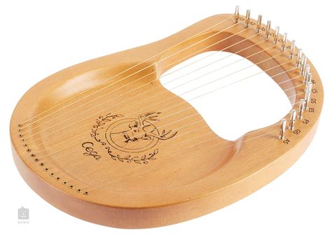 Cega Lyre Harp Rounded Strings Natural Lyra Kytary Cz