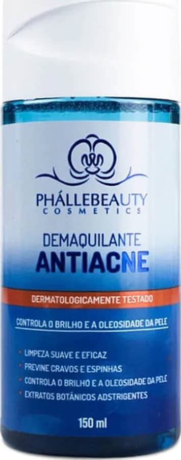 Phállebeauty Antiacne Demaquilante Facial Controle de Cravos e Acne 150ml