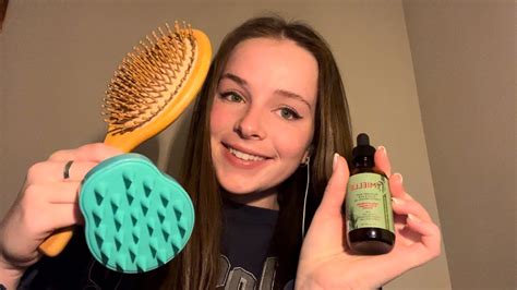 Asmr Scalp Treatment And Hair Brushing💇‍♀️💆‍♀️🎀 Youtube