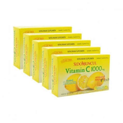 Jual Vitamin C Mg Sidomuncul Isi Sachet Shopee Indonesia