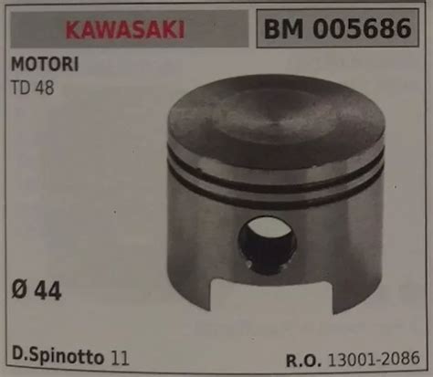 Piston Complet D Broussailleuse Moteur Kawasaki Td