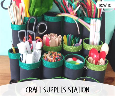 Craft Supplies Station - Teach Me Mommy