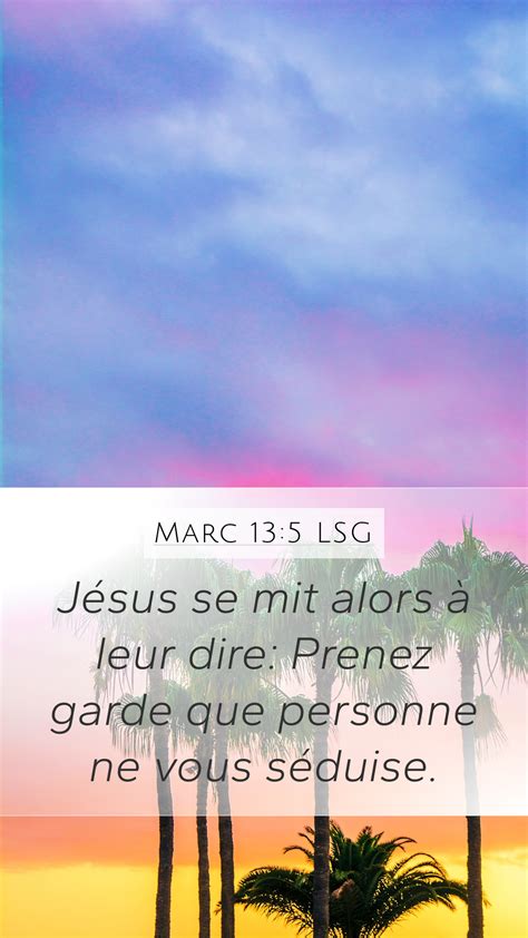 Marc 13 5 LSG Mobile Phone Wallpaper Jésus se mit alors à leur dire