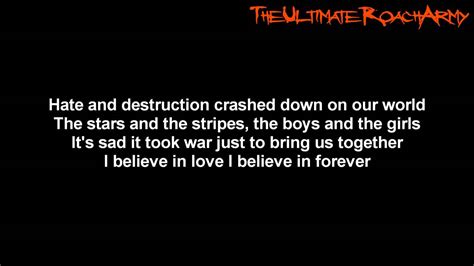 Papa Roach Lovehatetragedy Lyrics On Screen Hd Youtube
