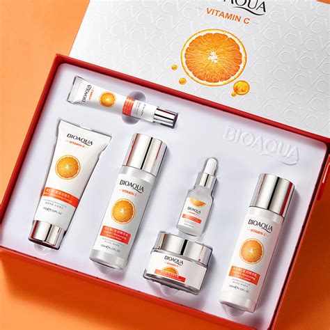 Kit Facial De Lujo Vitamina C Bioaqua Tienda Prama