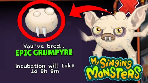 HOW TO BREED EPIC GRUMPYRE In My Singing Monsters YouTube