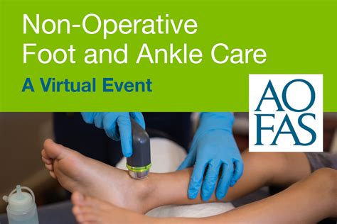 Non Operative Management Of The Foot And Ankle American Orthopaedic