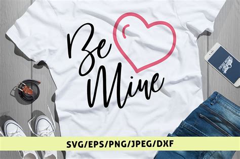 Be Mine Svg Cut File By CoralCuts TheHungryJPEG