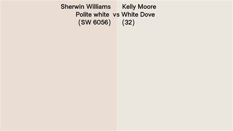 Sherwin Williams Polite White Sw Vs Kelly Moore White Dove