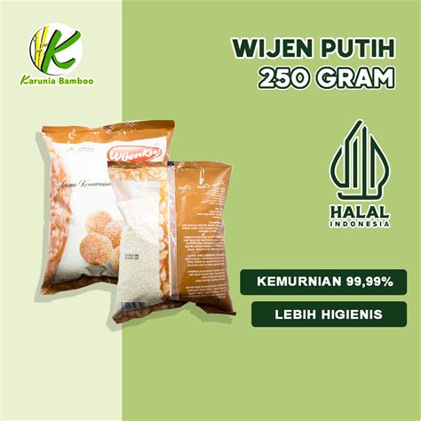 Jual Biji Wijen Putih Gr India Wijenku Wijen Putih Sesame Seeds