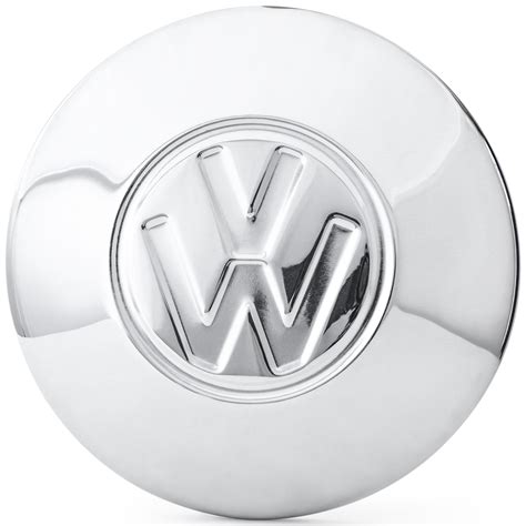 Tap N Cromado De Rin De Birlos Con Emblema Grande De Vw En Relieve