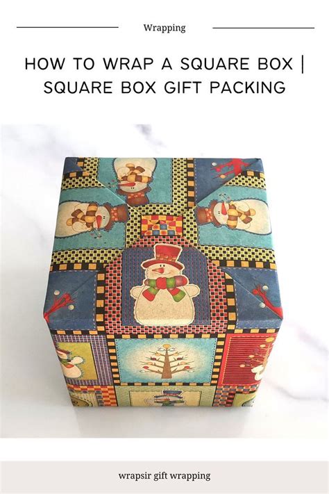 How To Wrap A Square Box Tutorial Artofit