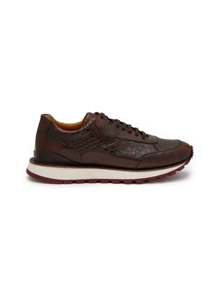 TESTONI Moena Leather Sneakers Men Lane Crawford