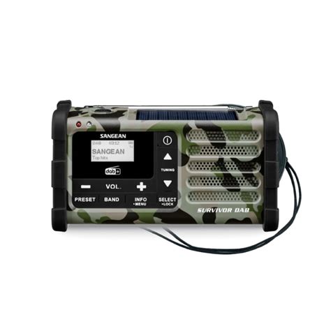 Solar Kurbelradio Sangean Mmr Dab Camo Survivor Dab