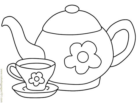 Search Results Free Colouring Pages Teapots Coloring Nation