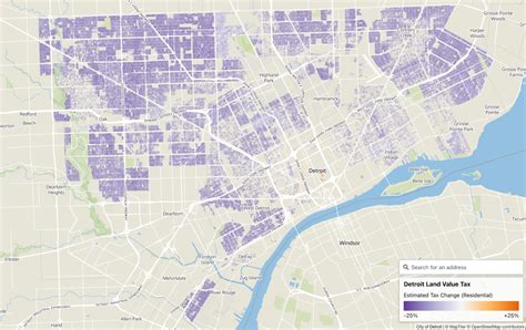 Detroit Land Value Tax Map 2023 | DETROITography