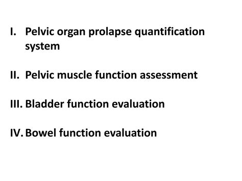 Pelvic Organ Prolapse Ppt