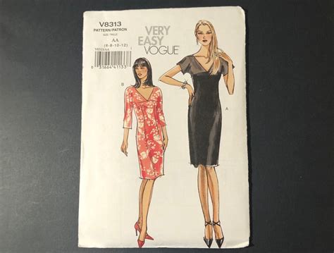 Very Easy Vogue Sewing Pattern V Misses Misses Petite Dress Size