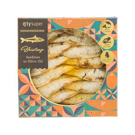 CITYSUPER Brisling Sardines in Olive Oil (120g) – city'super