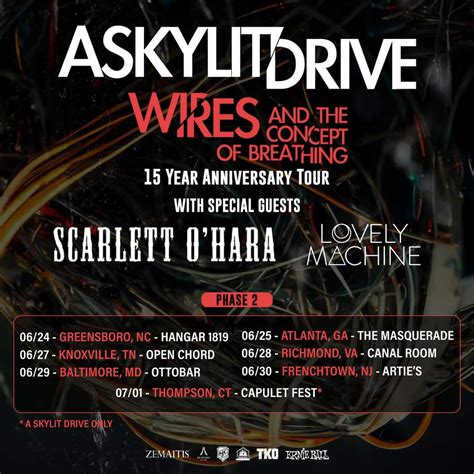 A Skylit Drive Announce Second Leg Of “wiresand The Concept Of