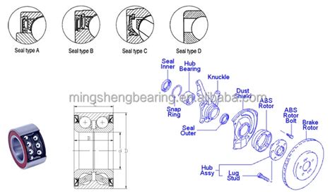 Pu107016 Fan Belt Pulley Bearings for Toyota & Mitsubishi
