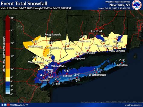 Updated National Weather Service Issues Winter Storm Warning For