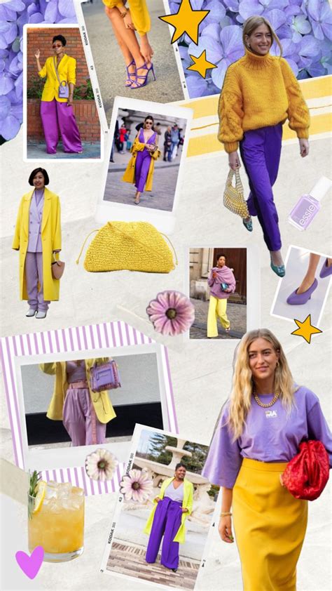 Yellow and Purple Outfit Inspiration