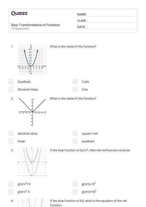 Printable Graph Sine Functions Worksheets Quizizz