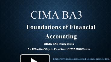 Ppt Prepacademia Cima Ba Exam Practice Kit Pdf Powerpoint