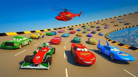 Crazy Cars Race Pixar Cars McQueen Friends Francesco Bernoulli The