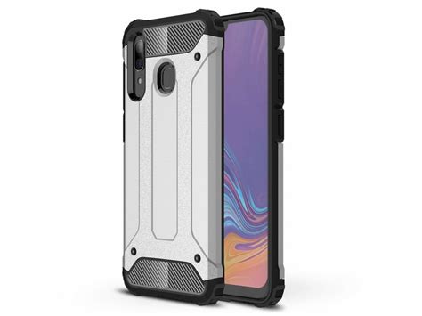 Hybrid Armor Case Odolné Pouzdro Pro Samsung Galaxy A11 M11 Stříbrné Jhmobilcz