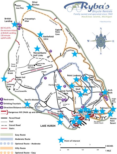 Mackinac Island Tourism Map - Best Tourist Places in the World