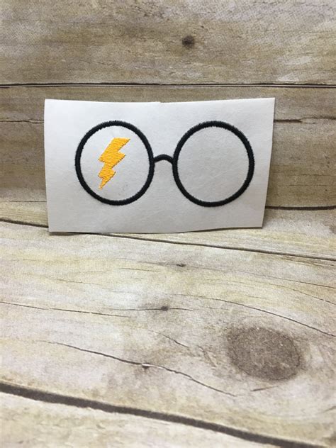 Harry Potter Embroidery Design Harry Potter Glasses And