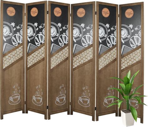 Amazon Babion Room Divider 6 Panel Louver Wood Room Divider