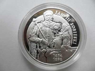 Srebrna Moneta Jan III Sobieski 1674 1696 BCM 6075333270 Oficjalne