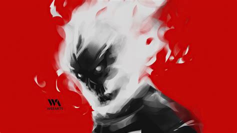 3840x2160 Ghost Rider Minimal Paint Art 4k Hd 4k Wallpapersimages