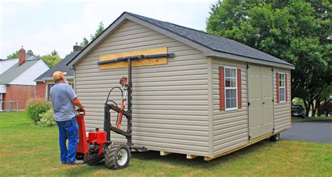 Storage Shed Delivery in PA, MD, & NJ | Glick Woodworks