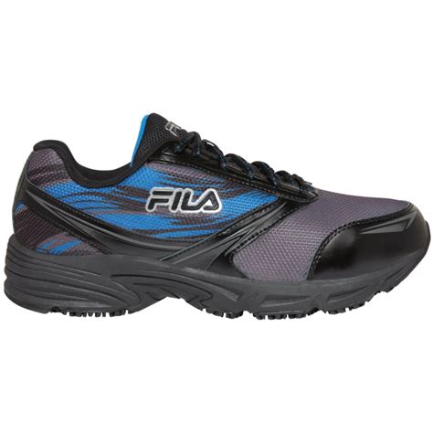 Fila Mens Memory Meiera 2 Blackblue Slip Resistant Composite Toe Work