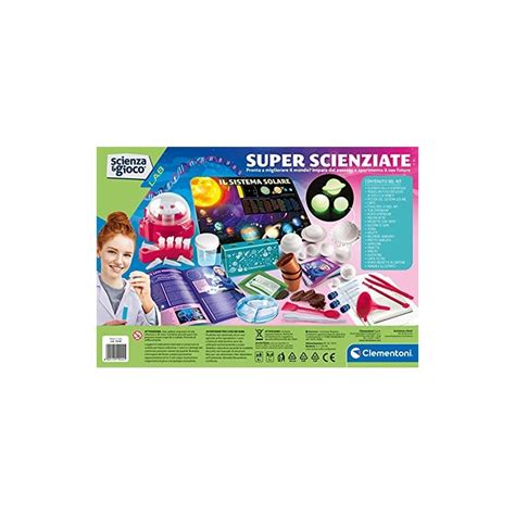 Clementoni Gioco Lab Super Scienziate Chimica Kit Esperimenti Scienza